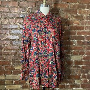 Vintage Paisley Blouse